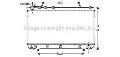 AVA QUALITY COOLING dw2109 -  Радиатор, охлаждение двигателя